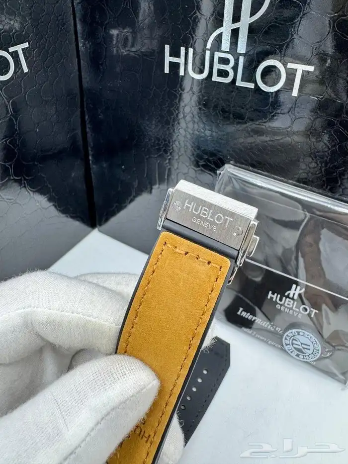 HUBLOT هوبلت رجالي موديل مميز كونغراف حركه بطاريه سير 2