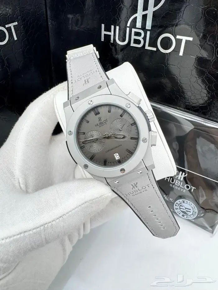 HUBLOT هوبلت رجالي موديل مميز كونغراف حركه بطاريه سير 7