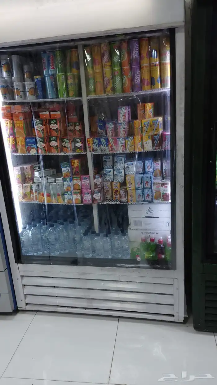 ثلاجه بابين للبيع السعر 1000 1