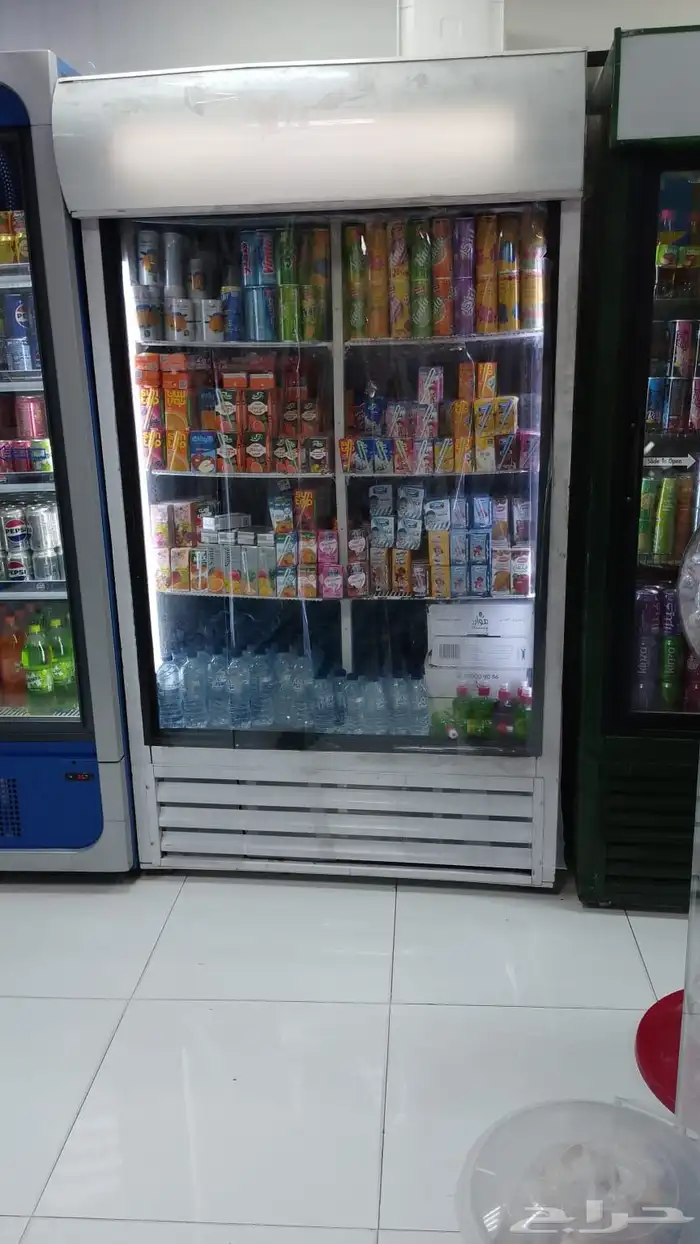 ثلاجه بابين للبيع السعر 1000 2