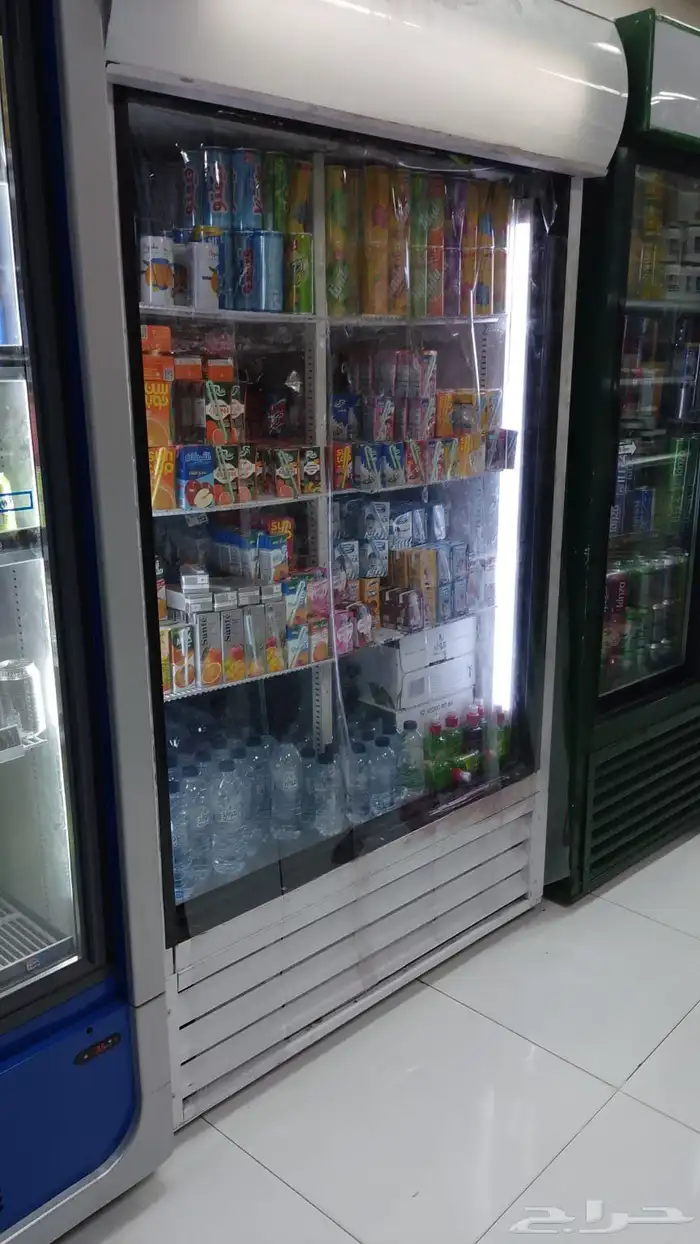 ثلاجه بابين للبيع السعر 1000 0