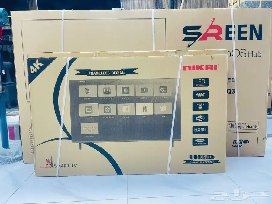شاشات تلفزيون 4K سمارت من 24 ل 98 بوصة   توصيل فوري في الري 27