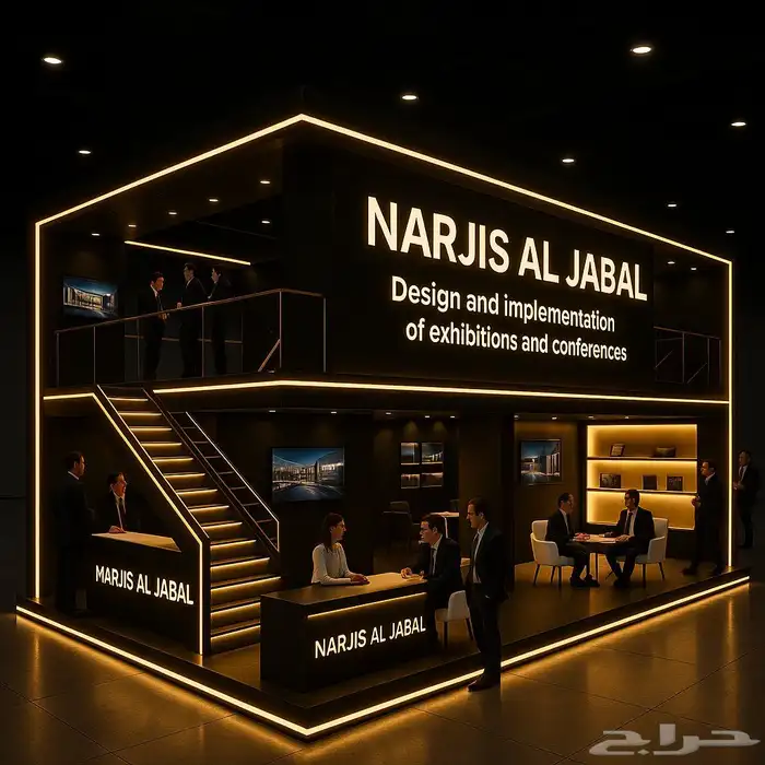 تصميم وتنفيذ وتجهيز المعارض والمؤتمرات 7