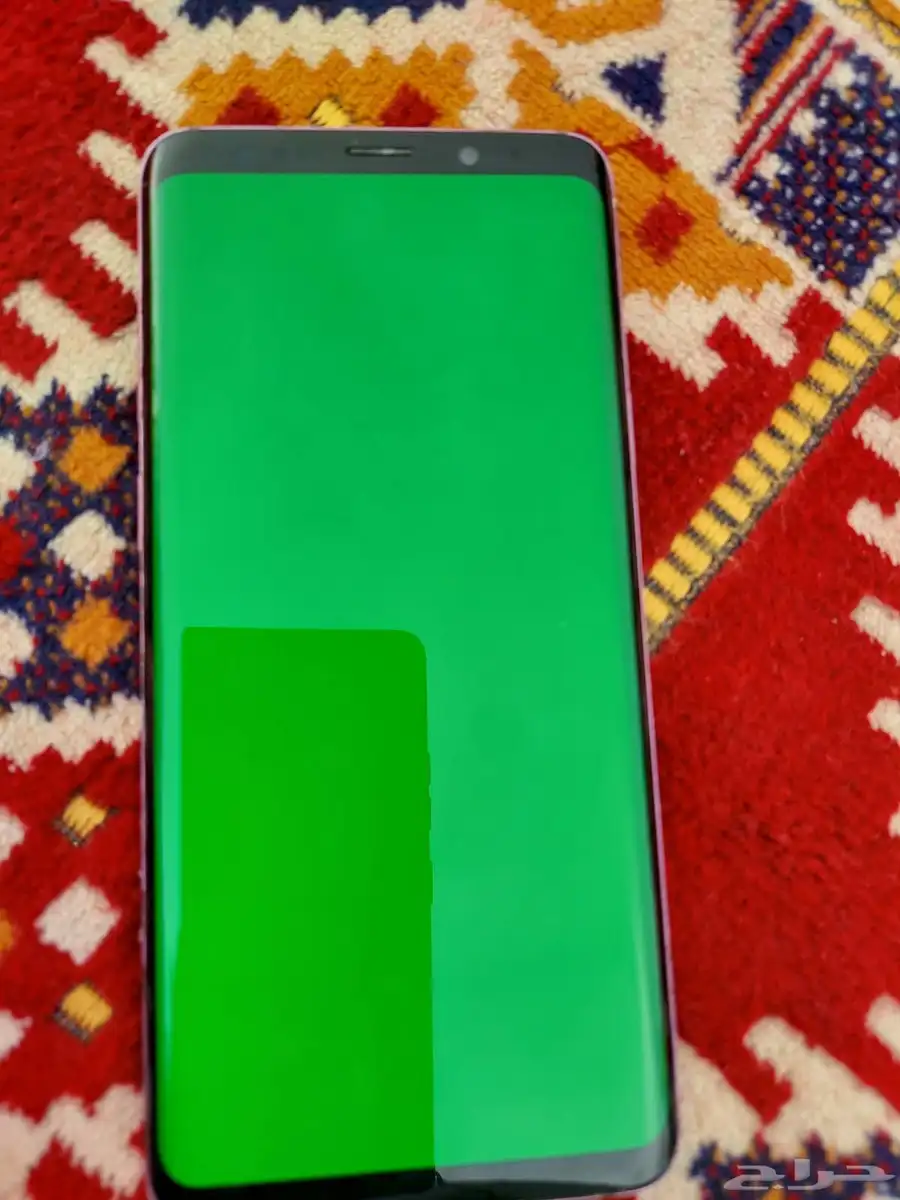 شاشة جالكسي s9بلس نضيفه 2