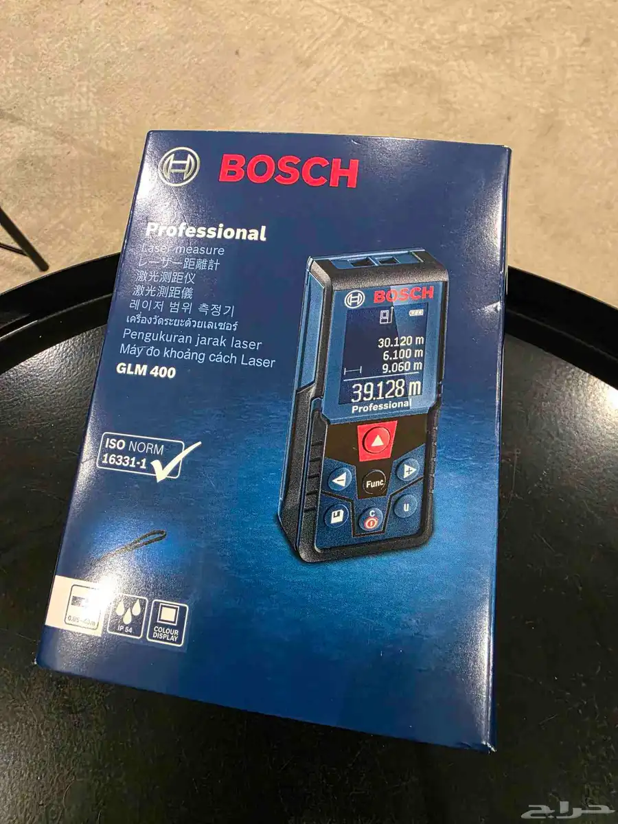 جهاز متر ليزر بوش 40 متر جديد بكرتونه BOSCH GLM 400 0