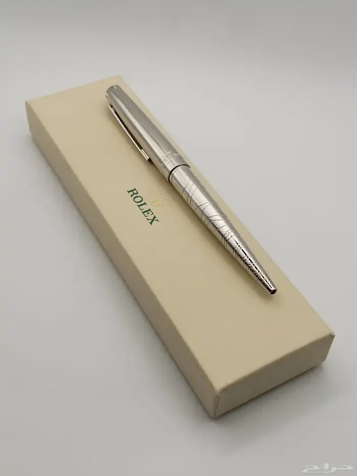 قلم رولكس فضي موديل جديد أصلي (Rolex Pen) 5