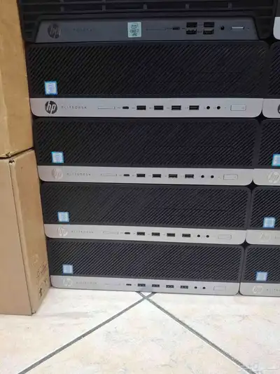 جهاز كمبيوتر مكتبي اتش بي بحالة ممتازة Hp EliteDesk 800 G5 10