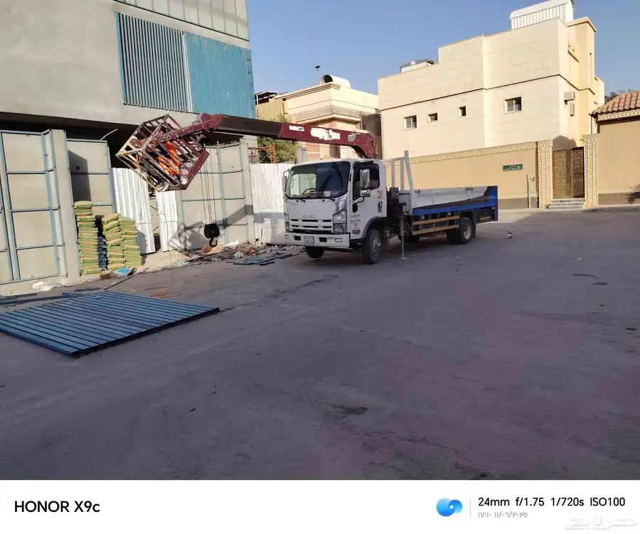 إيجار ونشأت ونش رافعة كرين سله باسكت رفع عمال 2