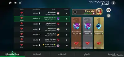 حساب فيفا موبايل للبيع FC MOBILE 5