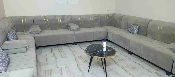 كنب 5 4 للبيع شبه جديد 2