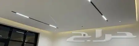 تجهيز مكاتب اداريه قواطع زجاج جبس بورد تشطيب 8