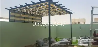 حداد مضلات وسواتر وبرجولات وغرف سندويش بنل وابواب وشبابيك 3