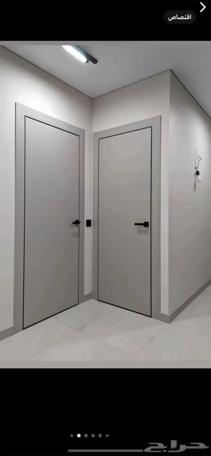 تفصيل ابواب خشب عاليه الجوده   مقاومه للرضه والرطوب 1