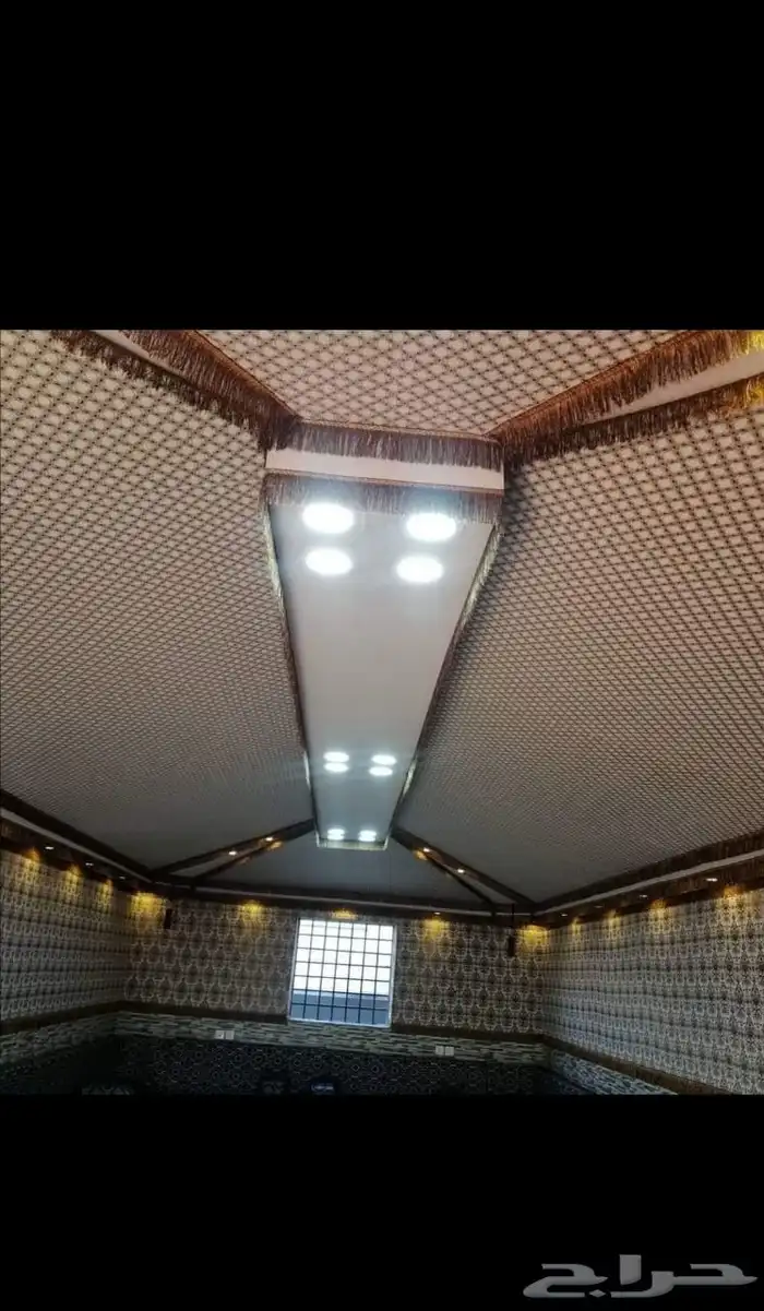 بيت شعر تلبيس قماش قراميط مظله سيارات مشب نار متحرك طابت بي 0