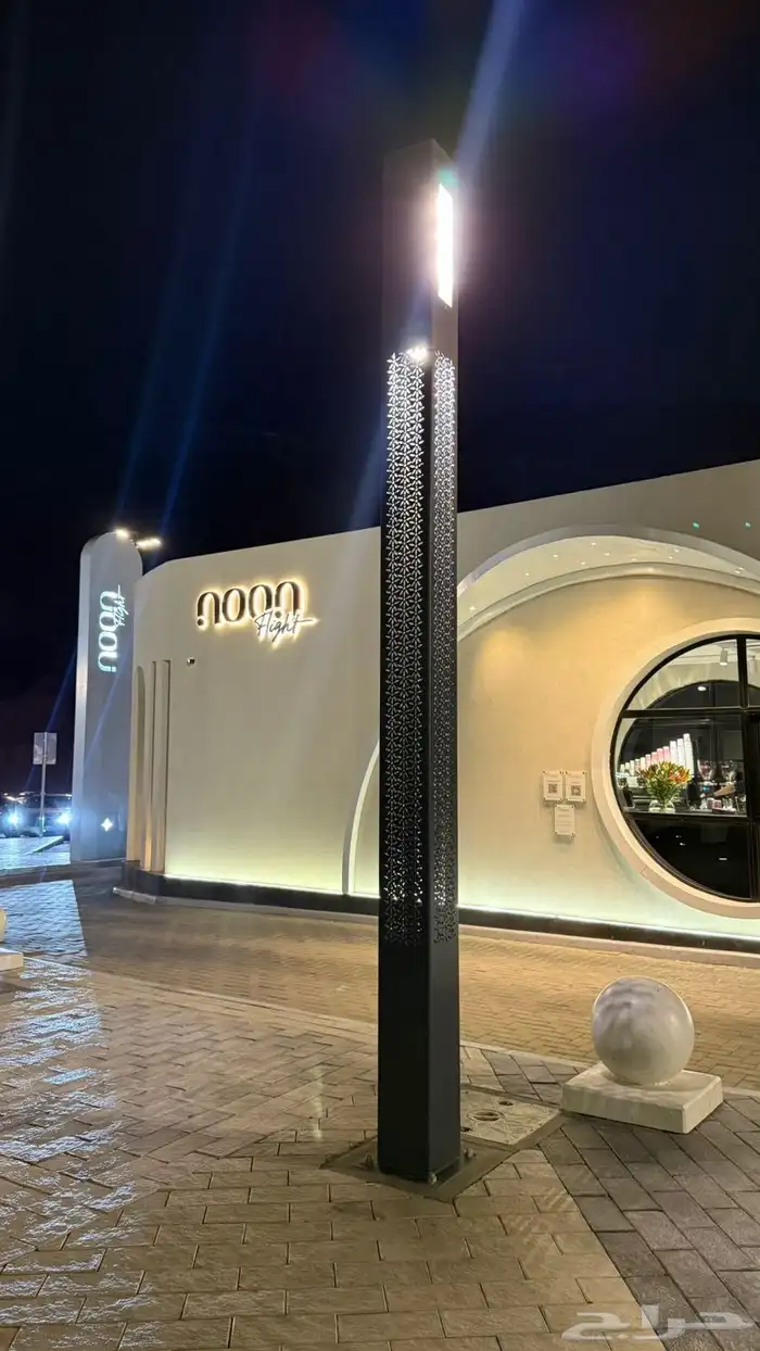 اعمدة انارة ديكورية صناعة سعودية مودرن كلاسيك بولارد 9