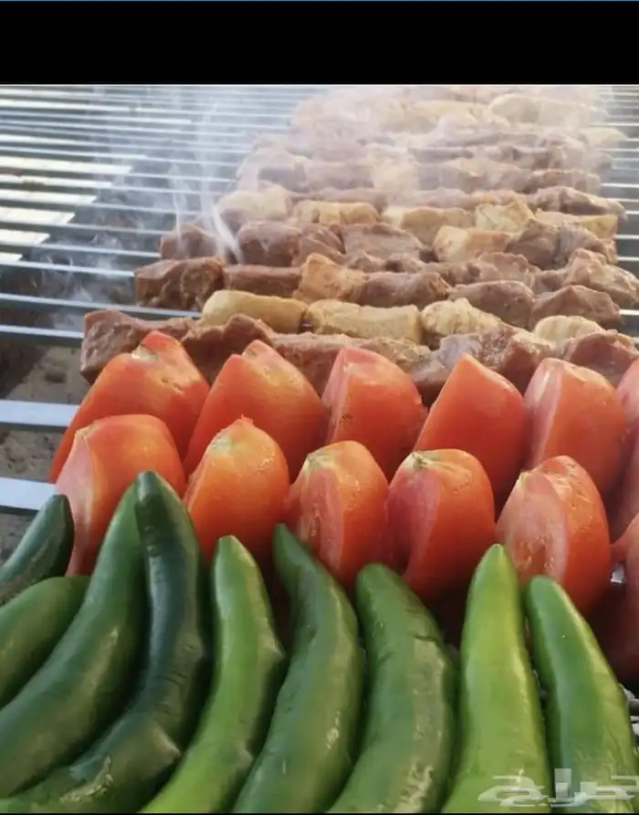 شيف ابو عبده الشامي للمشويات الخارجيه اطيب والز مشاوي 8