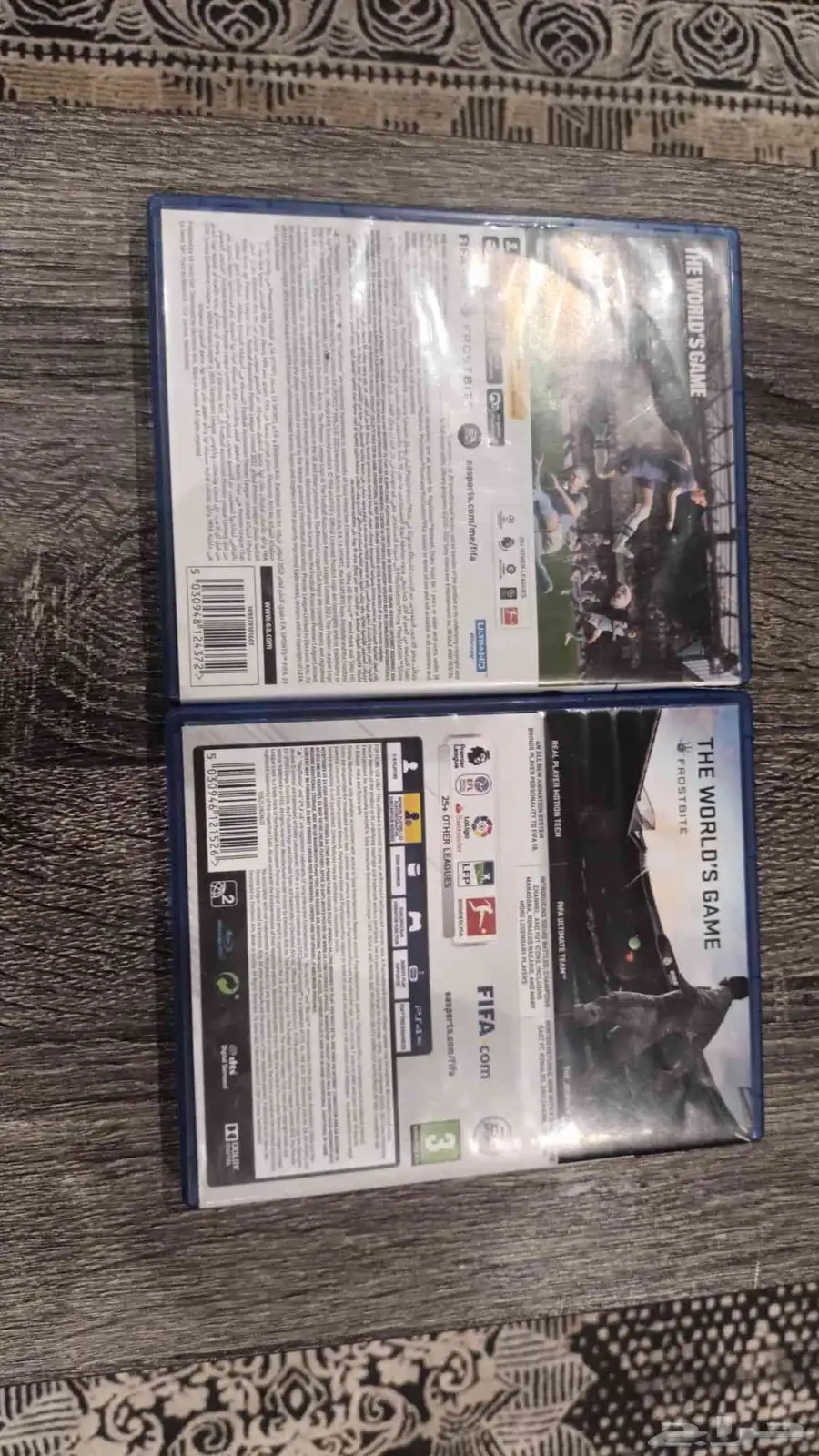 شريط FIFA 18 و FIFA 23 نظيفة 6