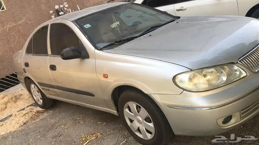 نيسان صني نظيف مكينه قير مكيف موديل 2005 5