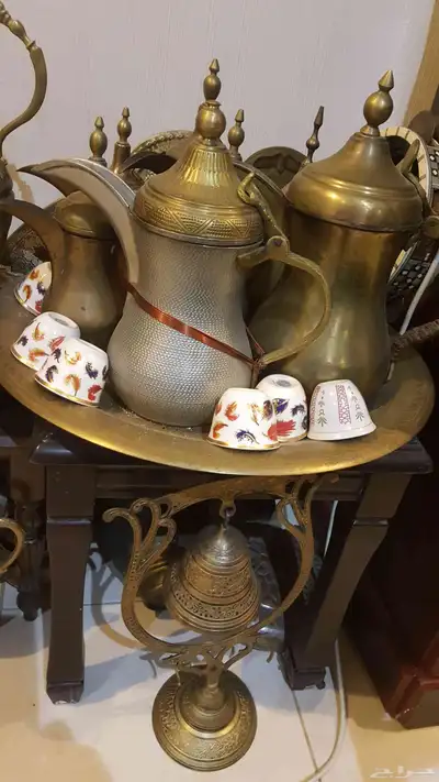 نحاسيات دلل لوحة مباخر فازات اسعار للك قطعه سعر 6