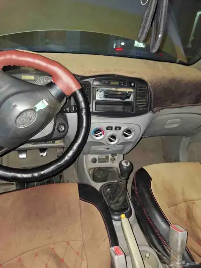 هونداي اكسنت قير عادي 2008 ماشي 300الف 4