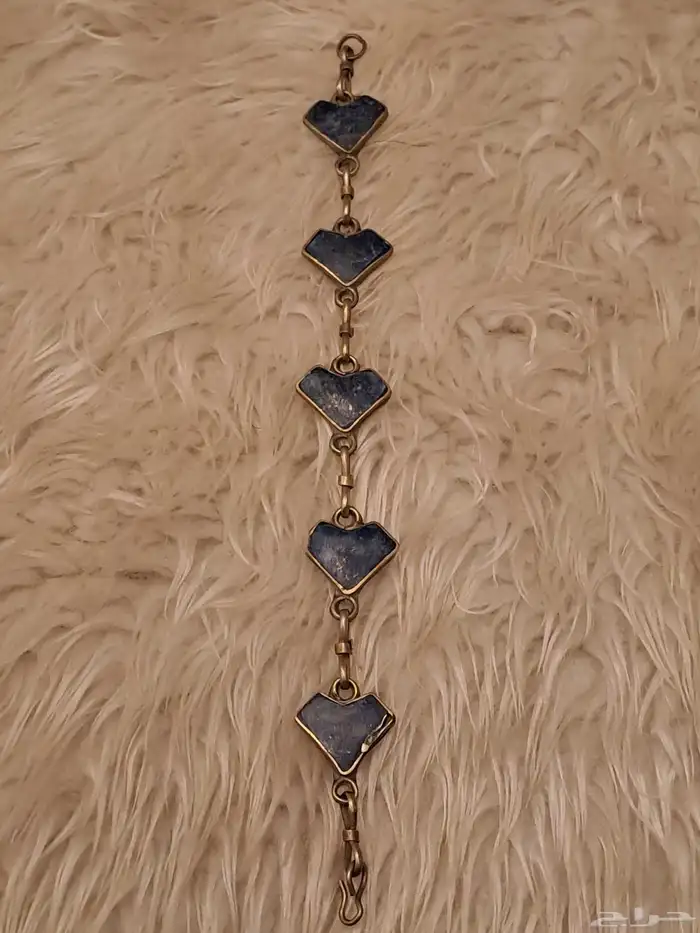 اساور فضه بحجر لازورد 5