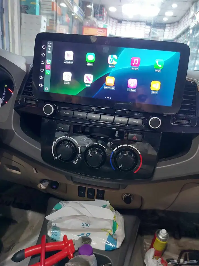 تركيب شاشه هيلكس او فرشنار مقاس 12انش من 2008ال2015 1