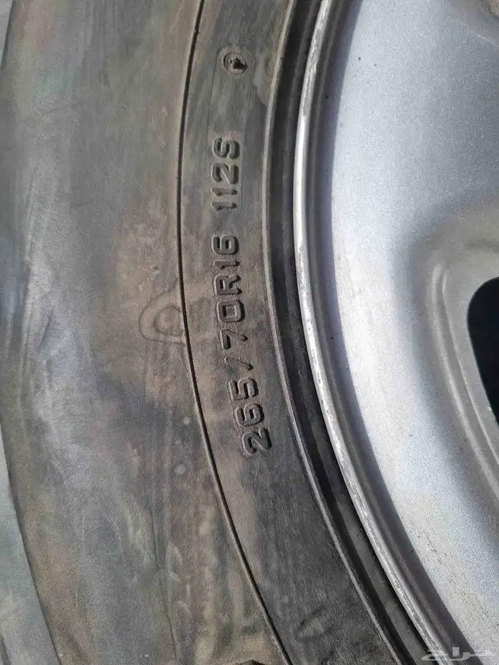 265 70 16 دنلوب الوكاله الكفرات نضيفه شرت 8