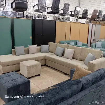 الركن الراقي تفصيل جميع انواع لكنب وستاير وتنجيد جميع الكنب 2