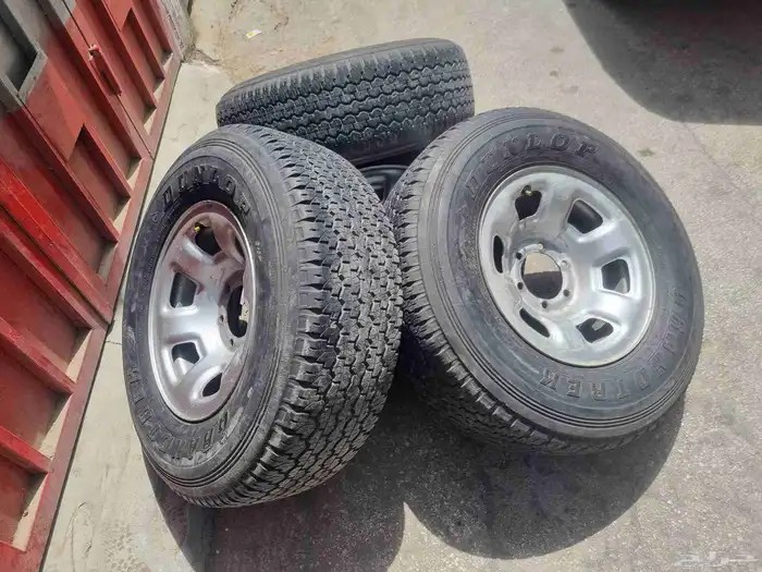 265 70 16 دنلوب الوكاله الكفرات نضيفه شرت 1