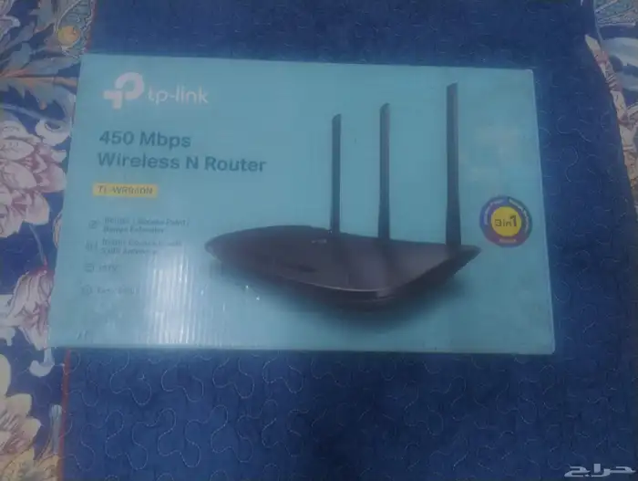 راوتر tp link 450 Mbps wireless N router موزع شبكه فقط 0