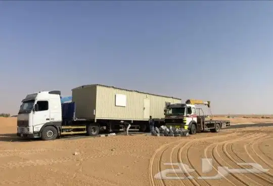 ونش نقل غرف جاهزه ونش تحميل بركسات رافعه دبل 1