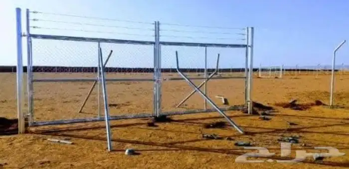 مؤسسه سما نجد المقاولات شبك سياج ملعب هنجد مضلات 1