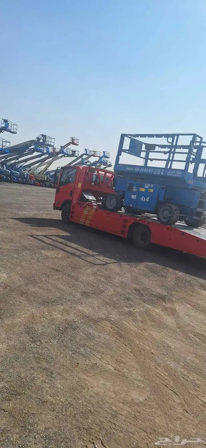 للايجار كرينات وروافع شوكيه ومان لفت وسيزر لفت وسطحات 1