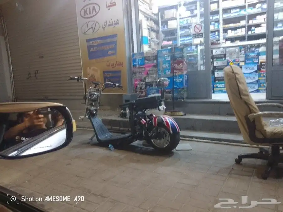 دباب كهربائي فيها القمط فقط بالمساعدات في الدباب شغال 1