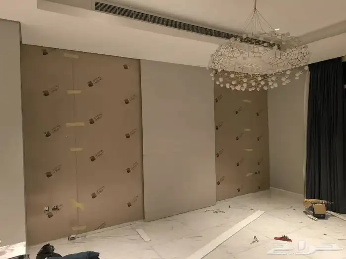 فني ديكور باالرياض_تركيب بديل الشيبورد  باركيه  نعلات بنوهات 7