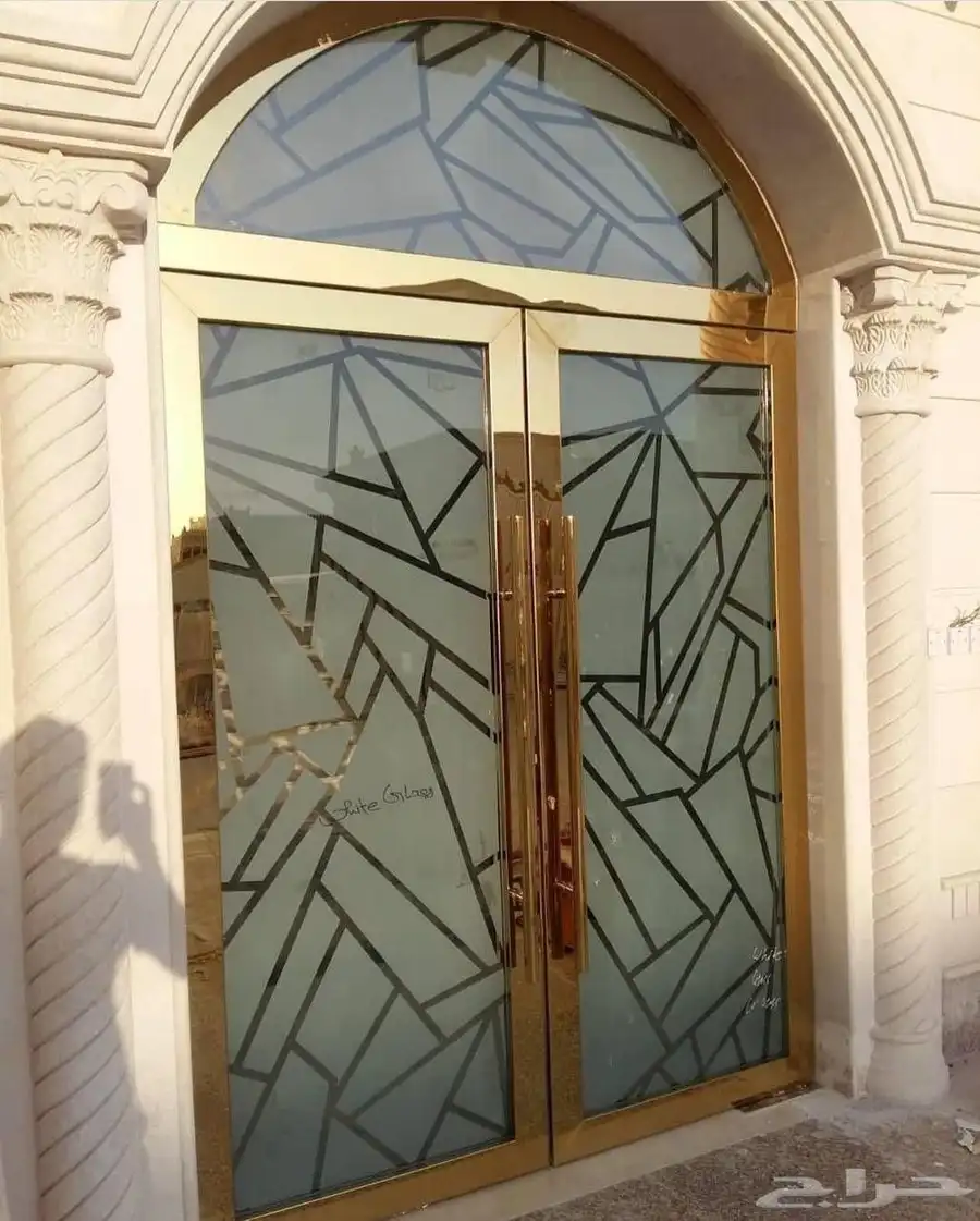 زجاج سكريت واجهات ابواب دربزين المنيوم 4