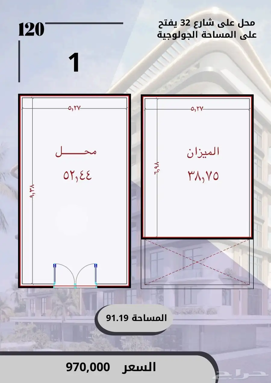 محلات تجارية للبيع مدة التسليم 5 اشهر 6