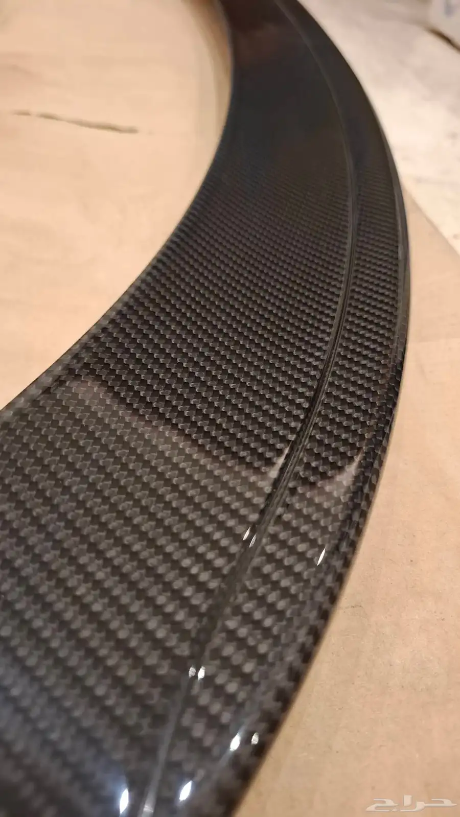 Carbon Fiber Rear spoiler جناح M6 اصلي كاربون فايبر جديد 1