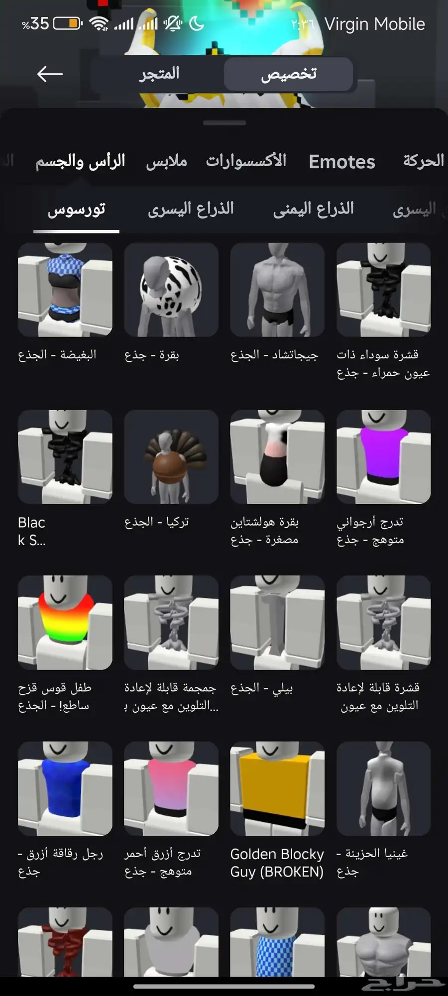 حساب روبلوكس 14