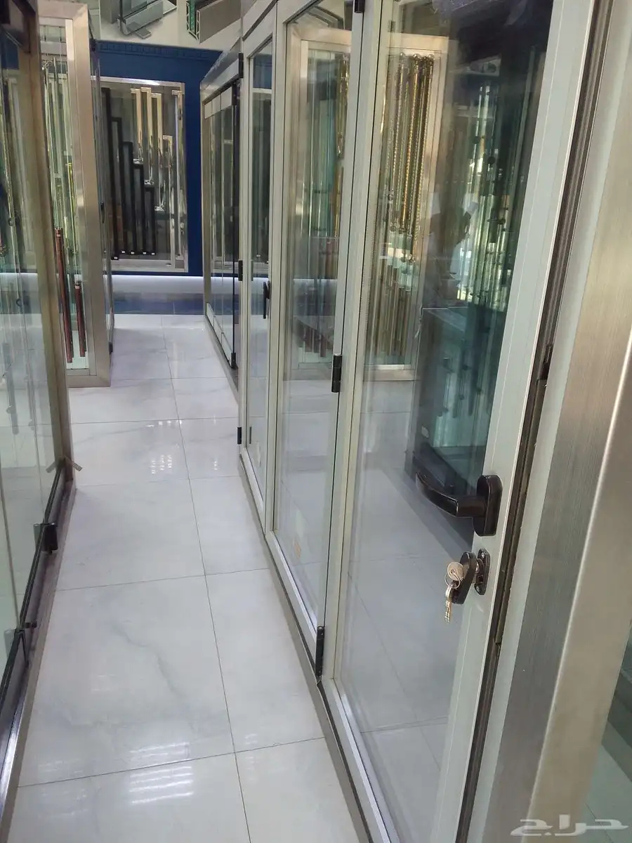 زجاج سكريت واجهات ابواب دربزين المنيوم 7