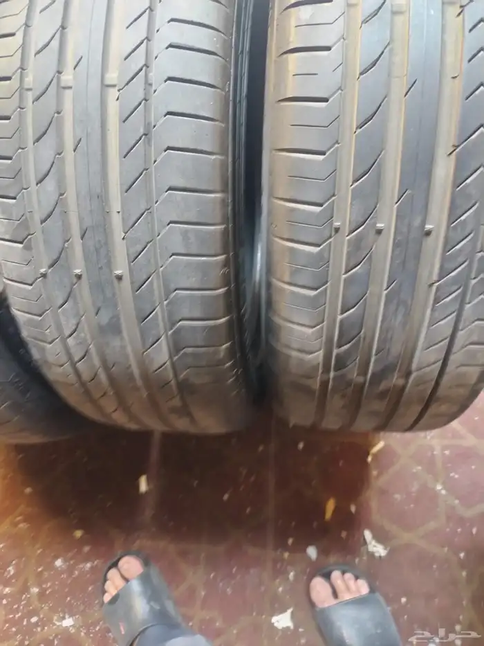 أربع كفرات كنتننتل روماني اصلي 235 55 18 5