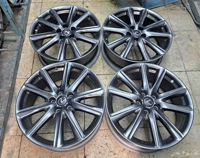 جنوط لكزس Gs 350 مقاس 19 موديل 2015 اصلية وكالة 9