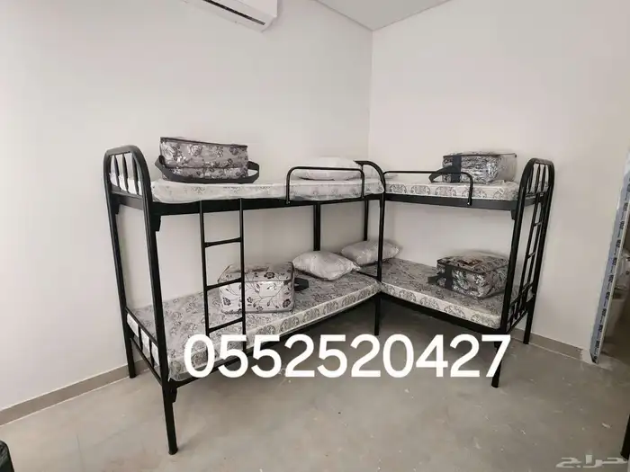 سرير دور سرير دورين تجهيز غرف عمال 2
