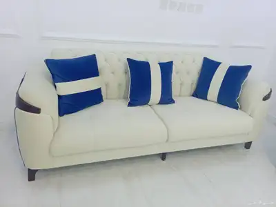 طقم كنب 11 شخص جديد مودرن ثلاث قطع ثلاثيه وقطعتين مفرد 0