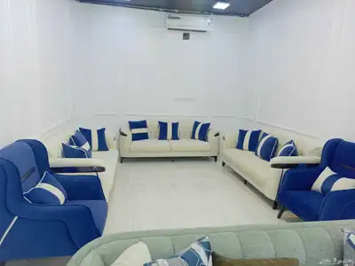 طقم كنب 11 شخص جديد مودرن ثلاث قطع ثلاثيه وقطعتين مفرد 2