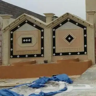 لياسه ملونه وديكورات خارجيه بديل الحجر الطبيعي باشكال مختلفة 6