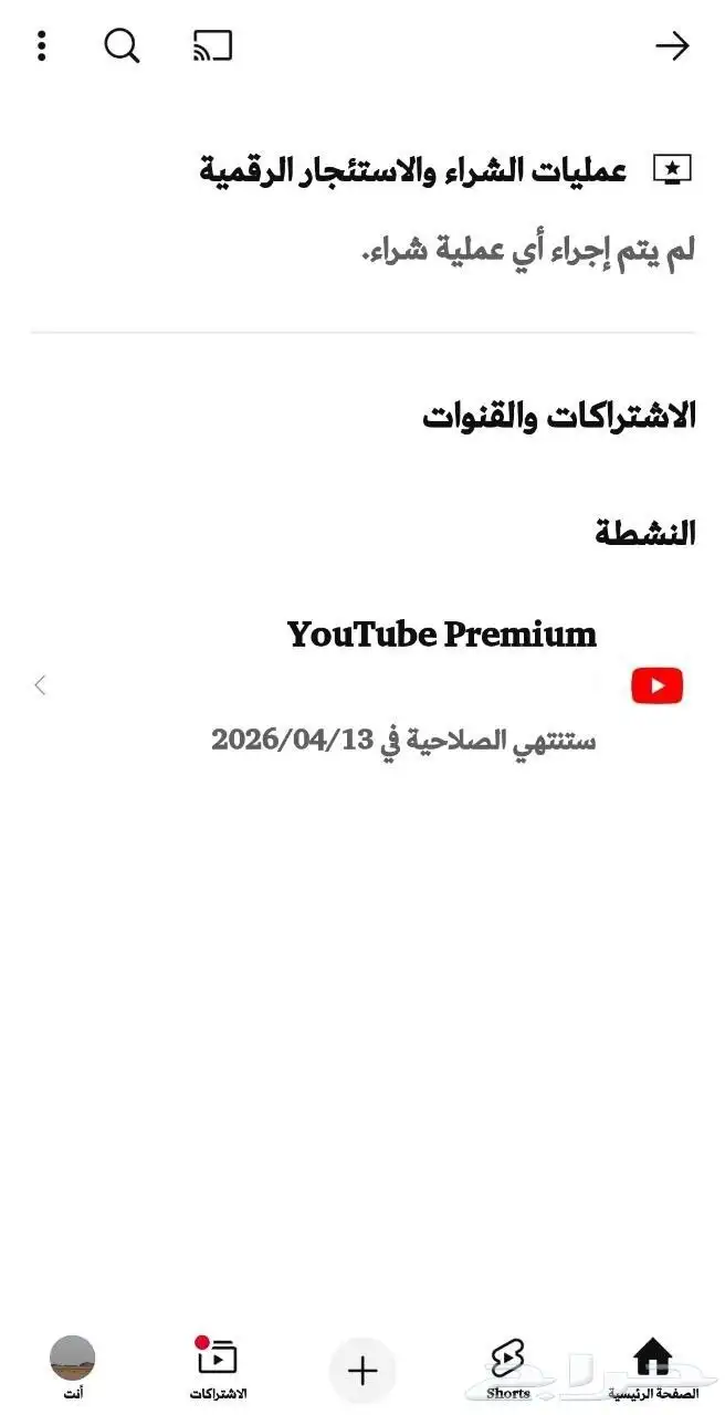 يوتيوب بريميوم - فردي سنة 1