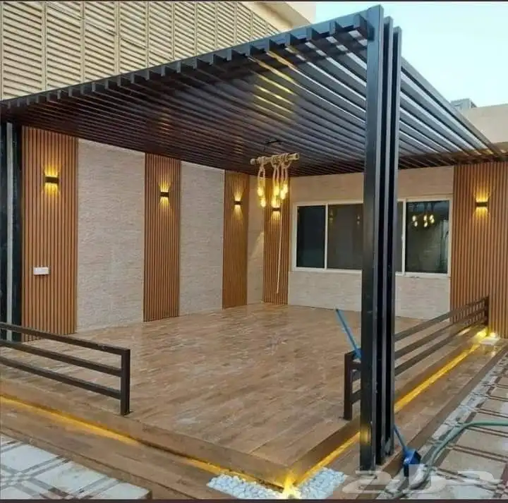 برجولات حديديه جميع المقاسات والديكورات وايضا جلسات 5