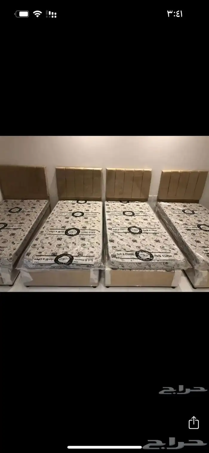 سرير نفر واحد دولاب كامل غرفه نوم 4