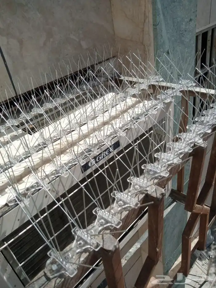 Pigeon repellent cover for air conditioners mesh window and 1